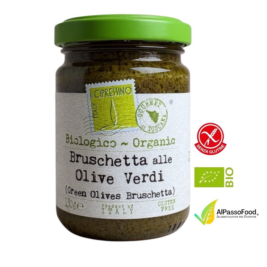 Bruschetta alle Olive Verdi Biologico