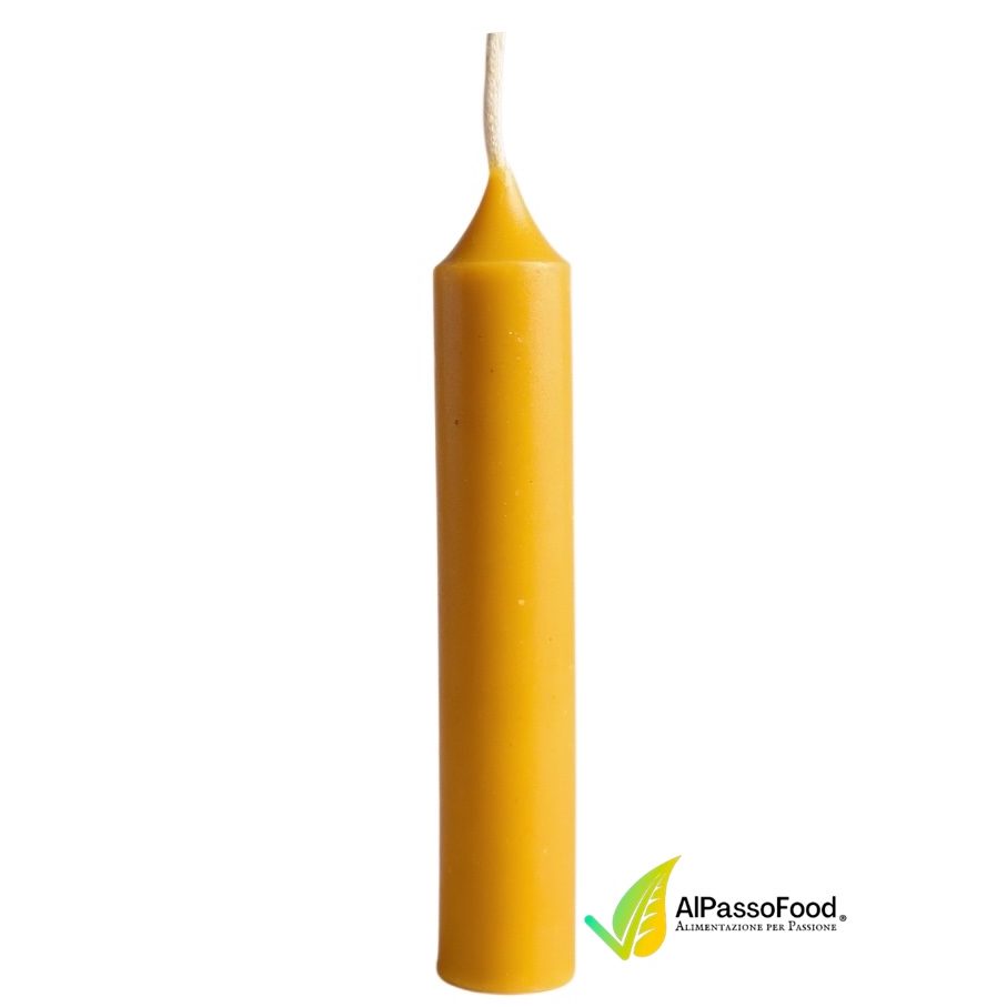 Candela in Cera d’Api Cilindrica Alta