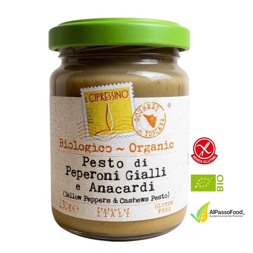 Pesto di Peperoni Gialli e Anacardi Biologico