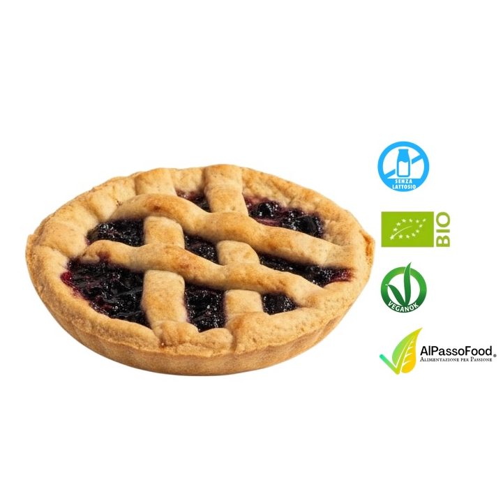 Crostatina di Farro ai Mirtilli Vegan Biologica