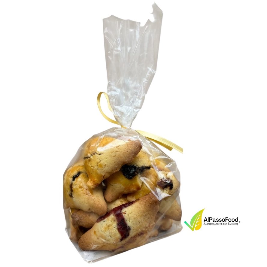 Biscotti Fagottini con Marmellata di Visciole