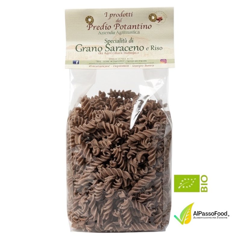 Fusilli di Grano Saraceno e Riso Biologico