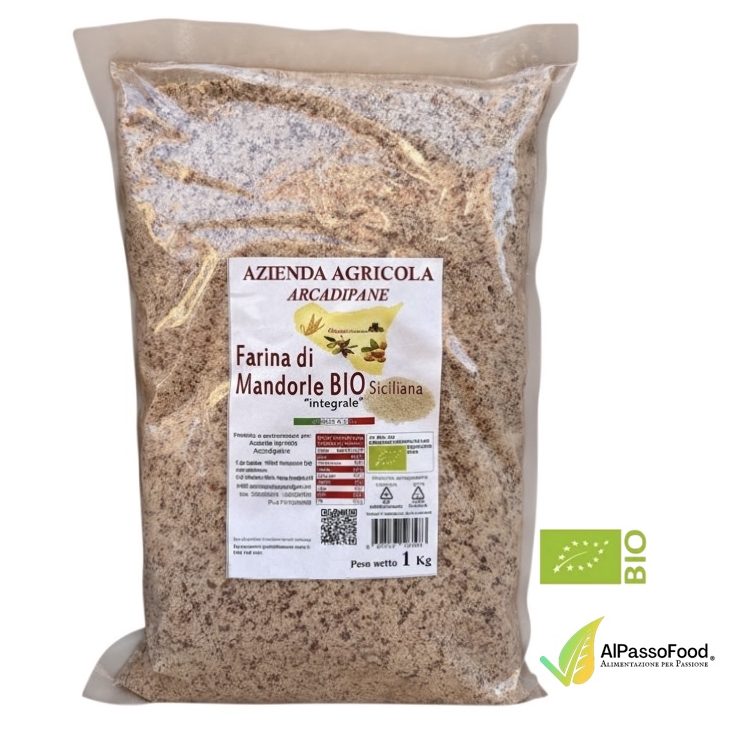 Farina Integrale di Mandorle Biologica