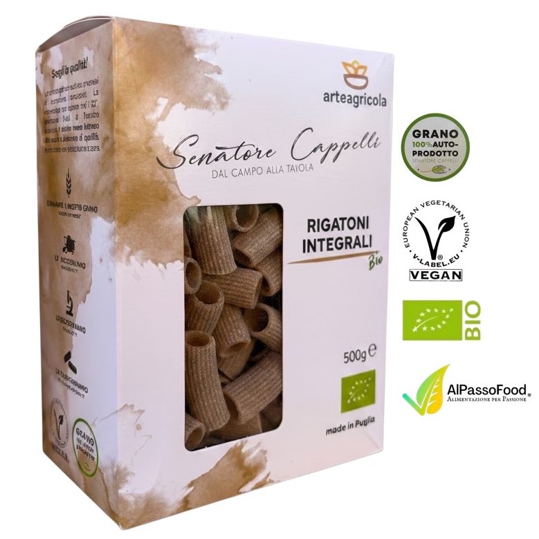 Rigatoni Integrali Senatore Cappelli Biologici