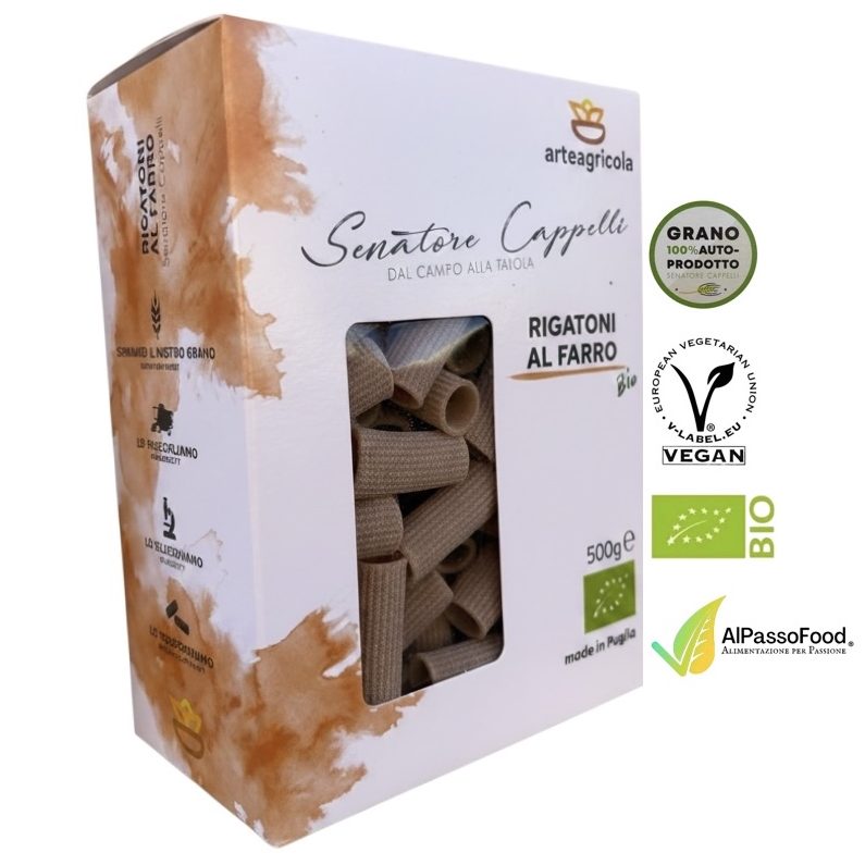 Rigatoni al Farro e Senatore Cappelli Biologici
