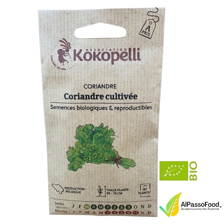 Semi di Coriandolo Coltivato Biologico