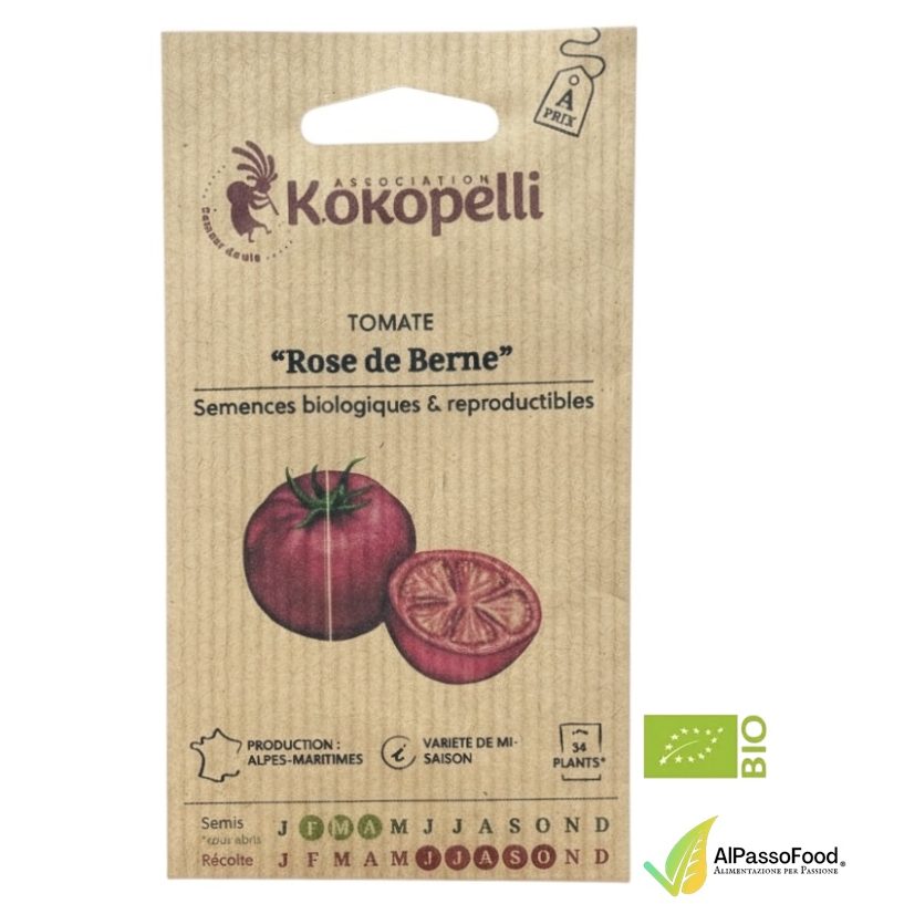 Semi di Pomodoro Rosa di Berna Biologico