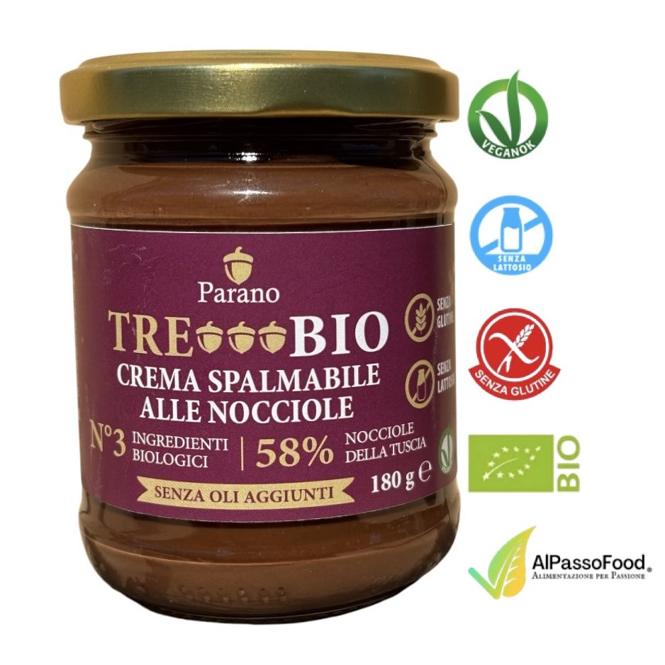 Crema Spalmabile Nocciole 58% Biologica