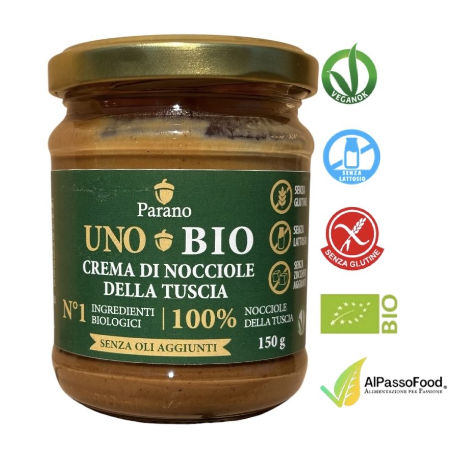 Crema di Nocciole 100% della Tuscia Biologica