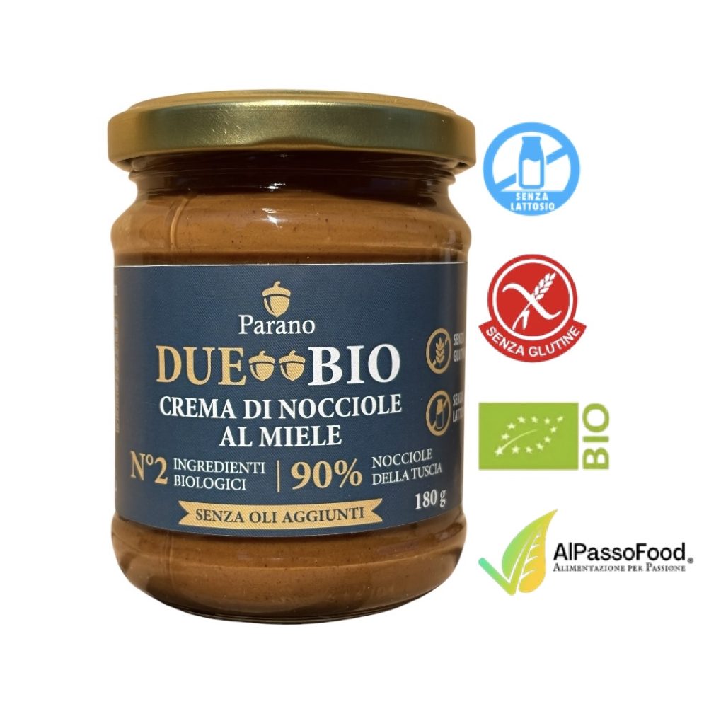 Crema di Nocciole al Miele Biologica