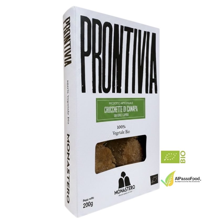 Crocchette di Canapa, Capperi e Olive Biologiche