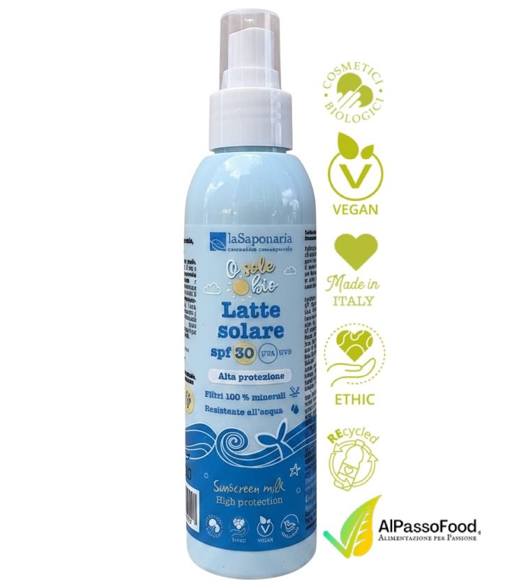 Latte Solare SPF 30 Biologico
