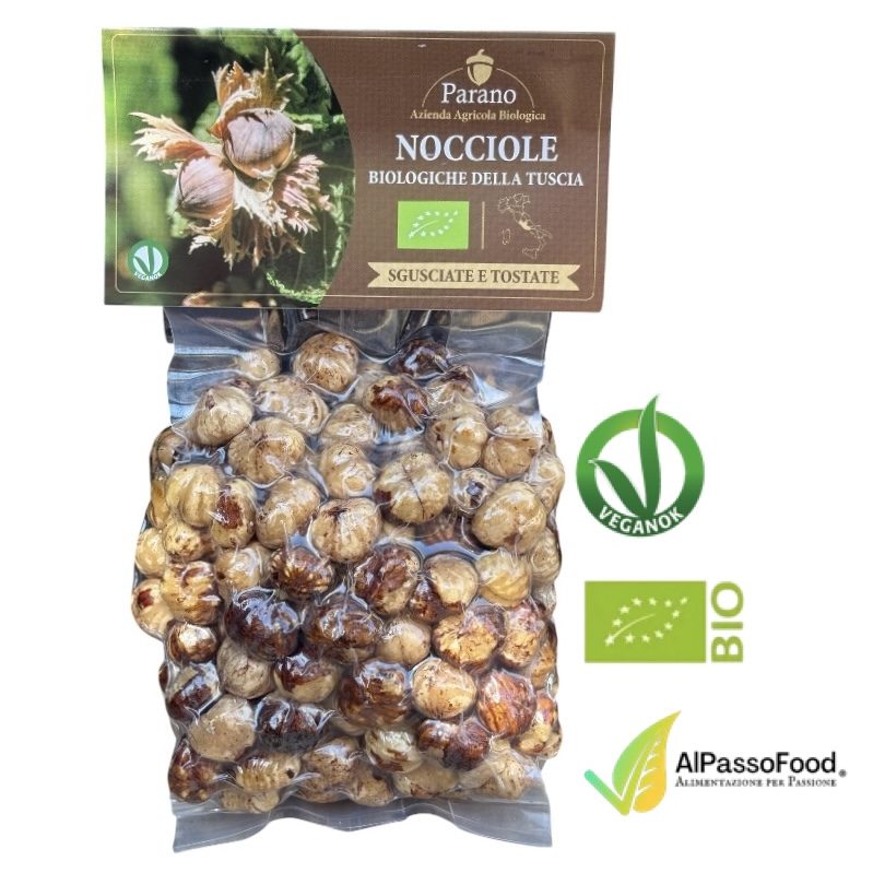 Nocciole Sgusciate Tostate Biologiche