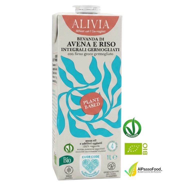 Bevanda di Avena e Riso Integrali Biologici