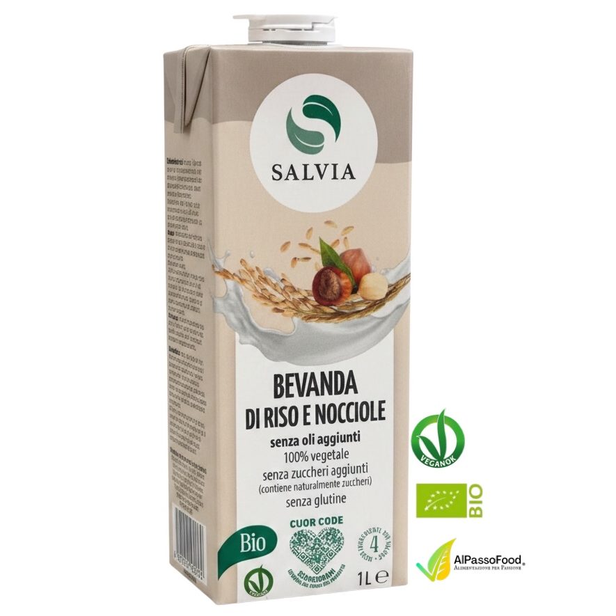 Bevanda di Riso e Nocciole Biologici
