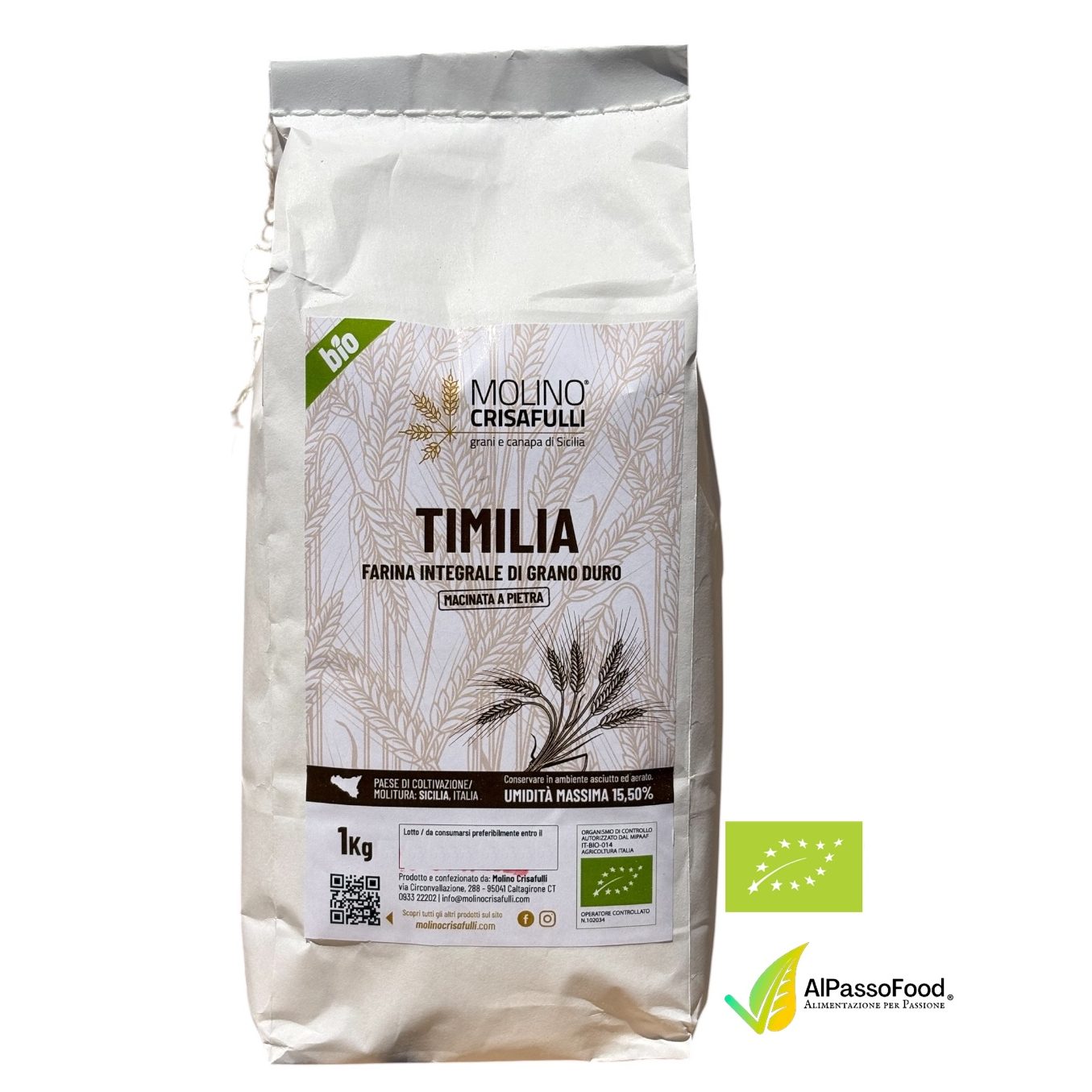 Farina Integrale di Grano Duro Timilia Biologica