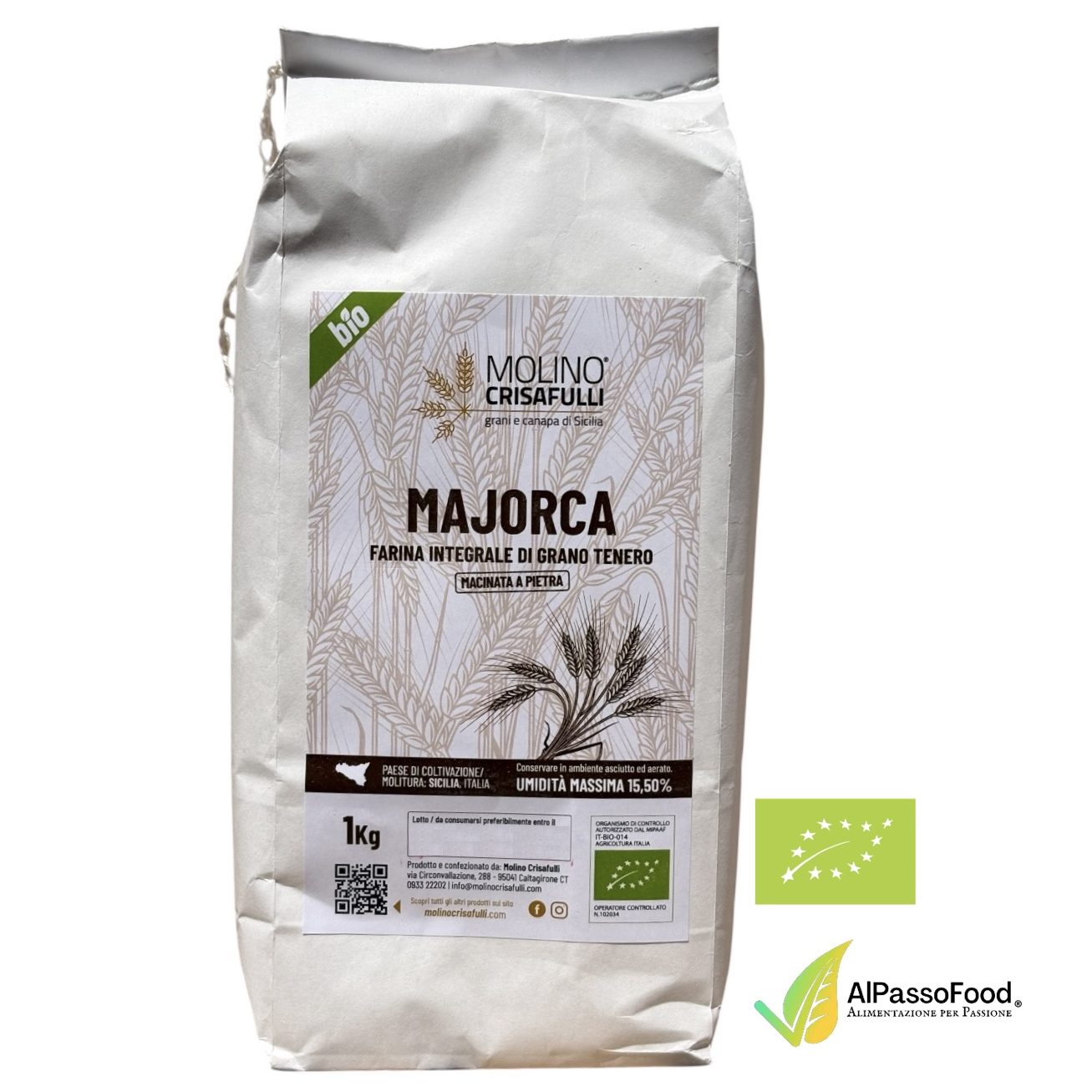 Farina Integrale di Grano Tenero Majorca Biologica
