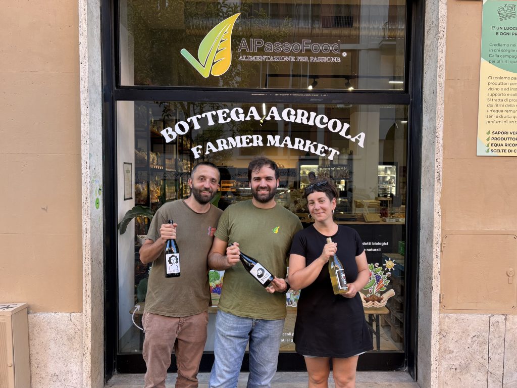 Lorenzo con Elisa e Giovanni di Malauva Casa Agricola