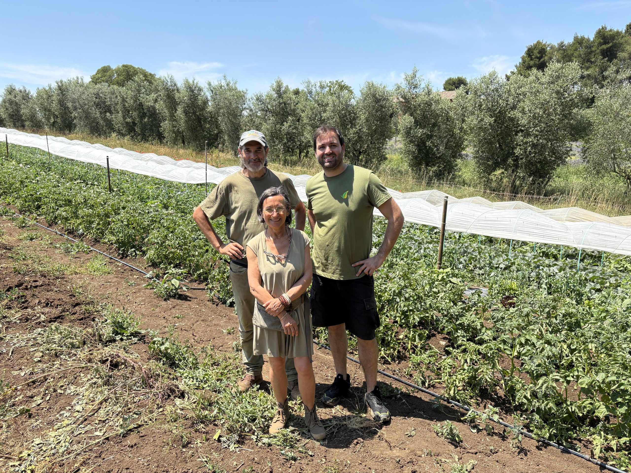 Semia Bio Lorenzo con Mino e Roberta