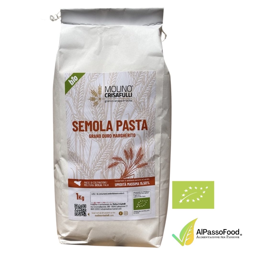 Semola per Pasta di Grano Duro Margherito Biologica