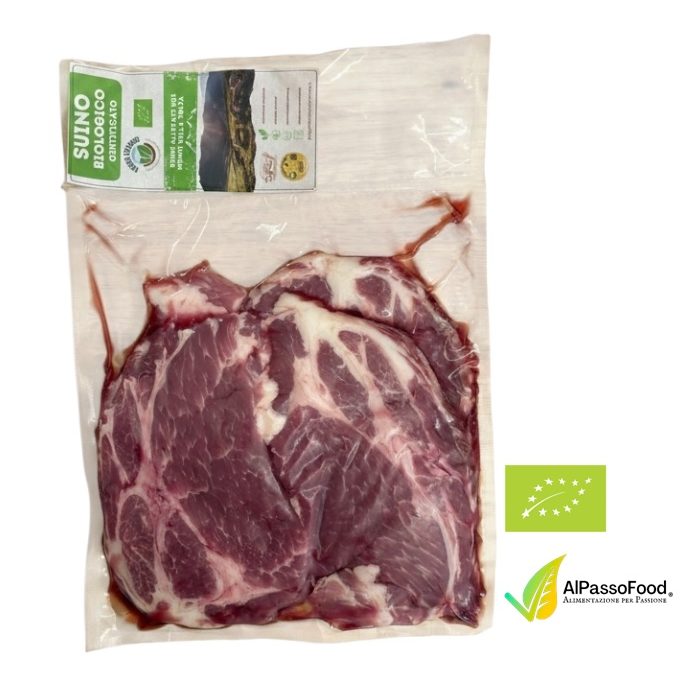 Bistecche di Collo di Maiale Biologiche 