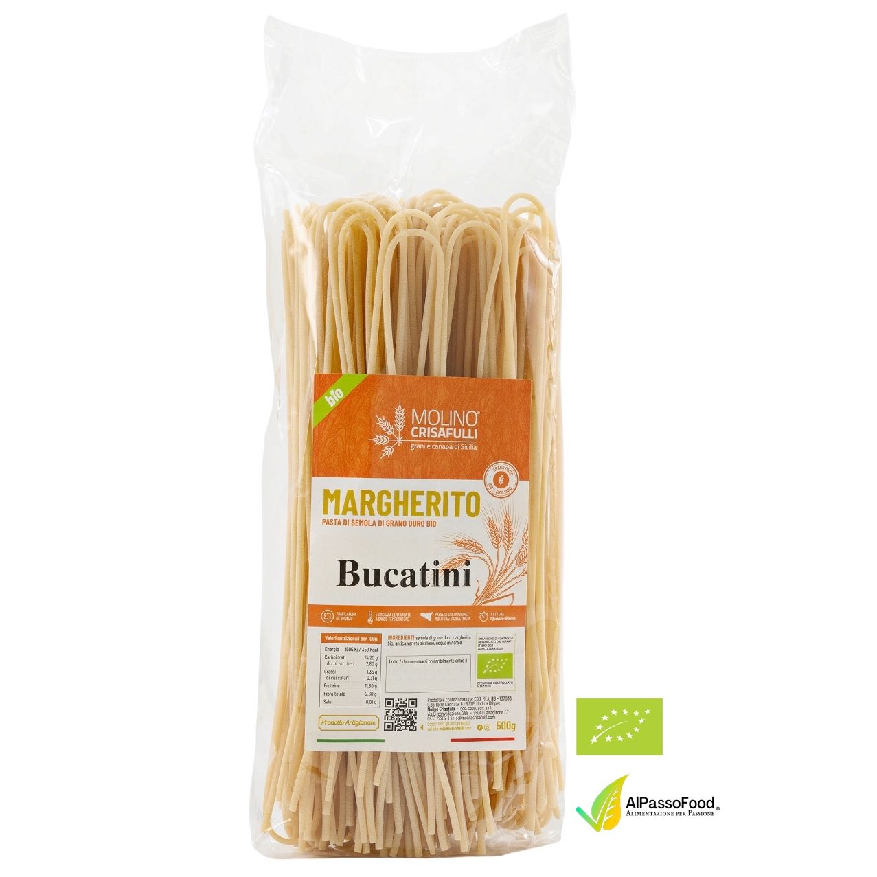 Bucatini di Semola Margherito Biologici