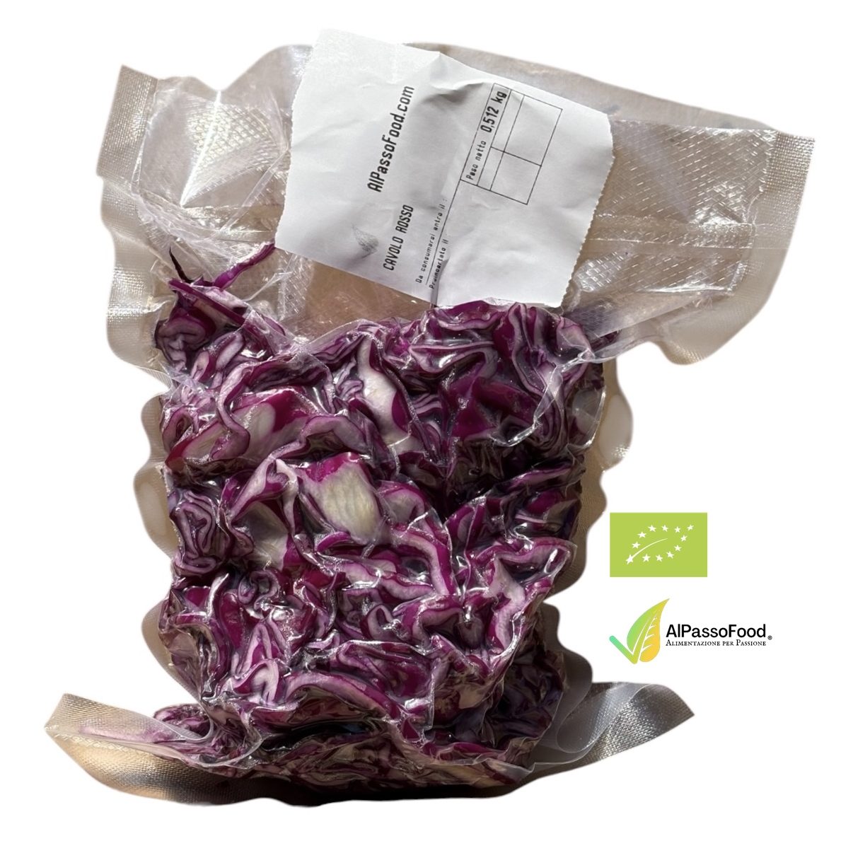Cavolo Rosso Fresco Tagliato Biologico