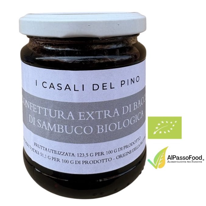 Confettura Extra di Bacche di Sambuco Biologica