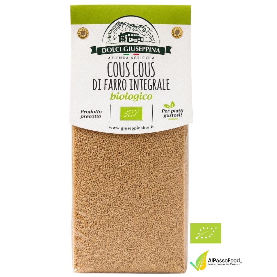 Cous Cous di Farro Integrale Biologico