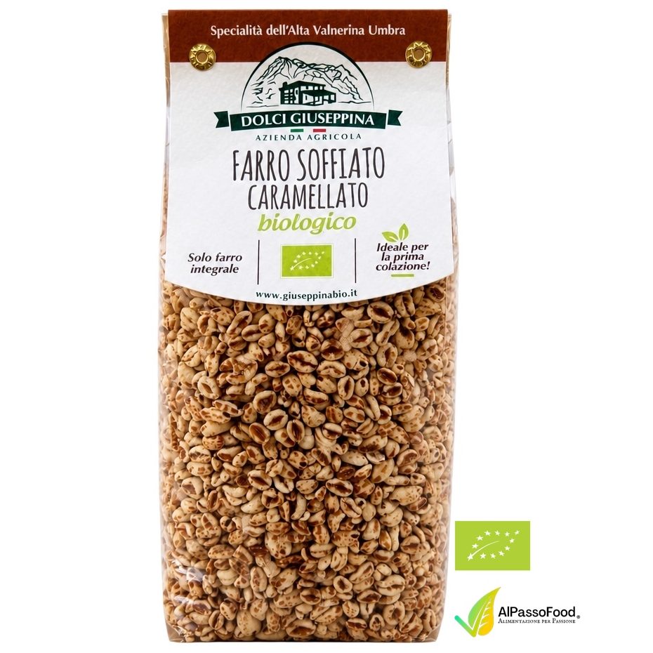 Farro Soffiato Caramellato Biologico