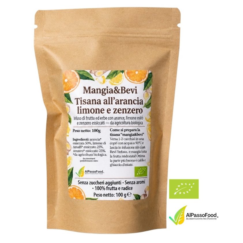 Mangia&Bevi Tisana Arancia, Limone e Zenzero Biologica .