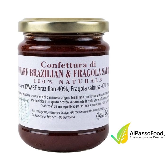 Confettura di Dwarf Brazilian e Fragola Sabrosa