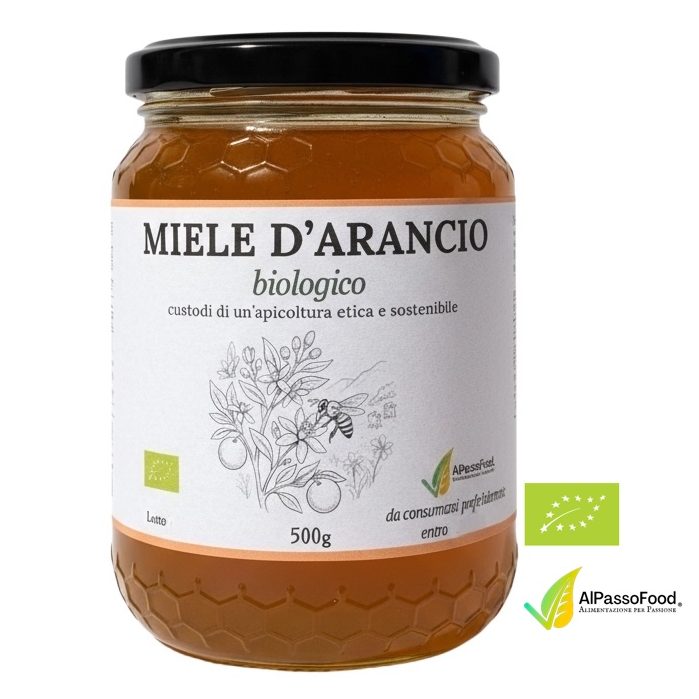 Miele d'Arancio Biologico AlPassoFood