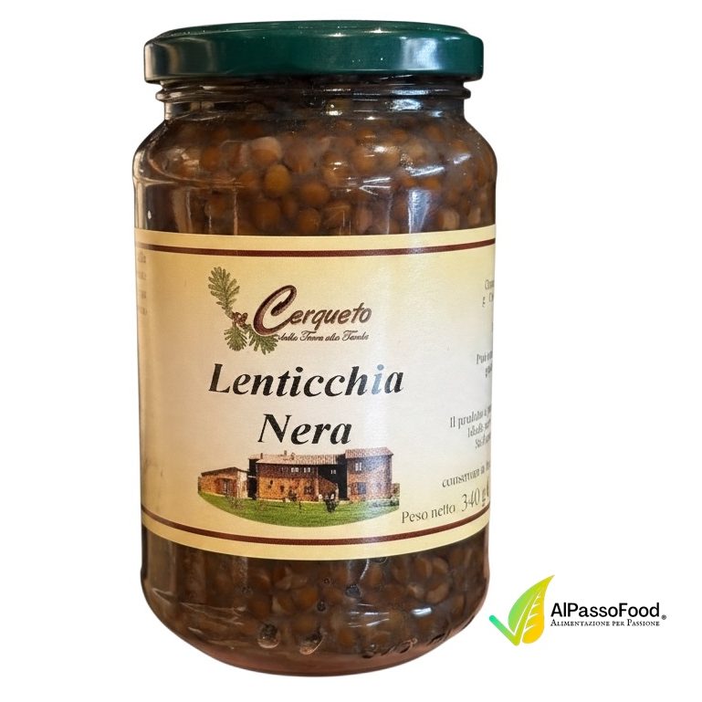 Lenticchie Nere Cotte