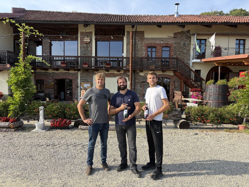 Lorenzo with Alex and Andrea Dellerba